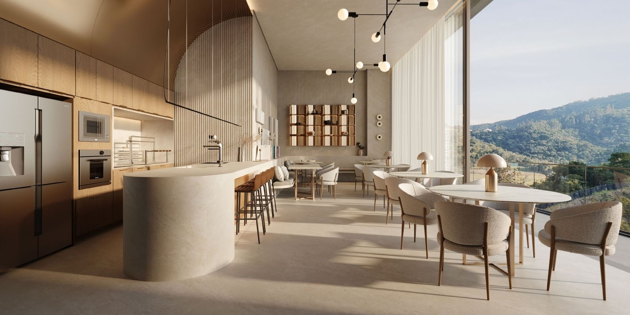 RARO — Área gourmet interna